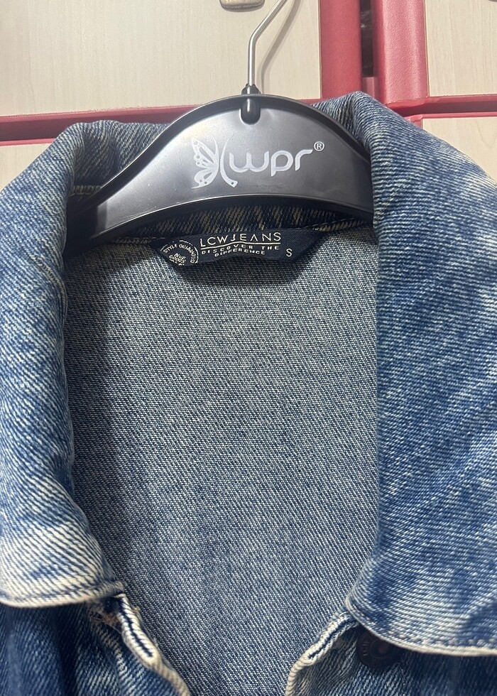 Lcw oversize temiz kot ceket - Görsel 5