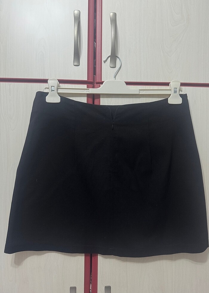 Trendyol siyah kumaş etek - Görsel 2