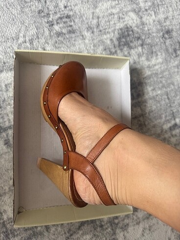 Platform topuk ayakkabı - Görsel 5