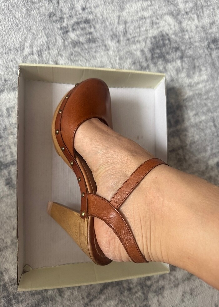 Platform topuk ayakkabı - Görsel 5