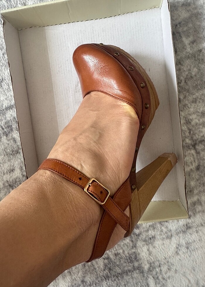 Platform topuk ayakkabı - Görsel 4