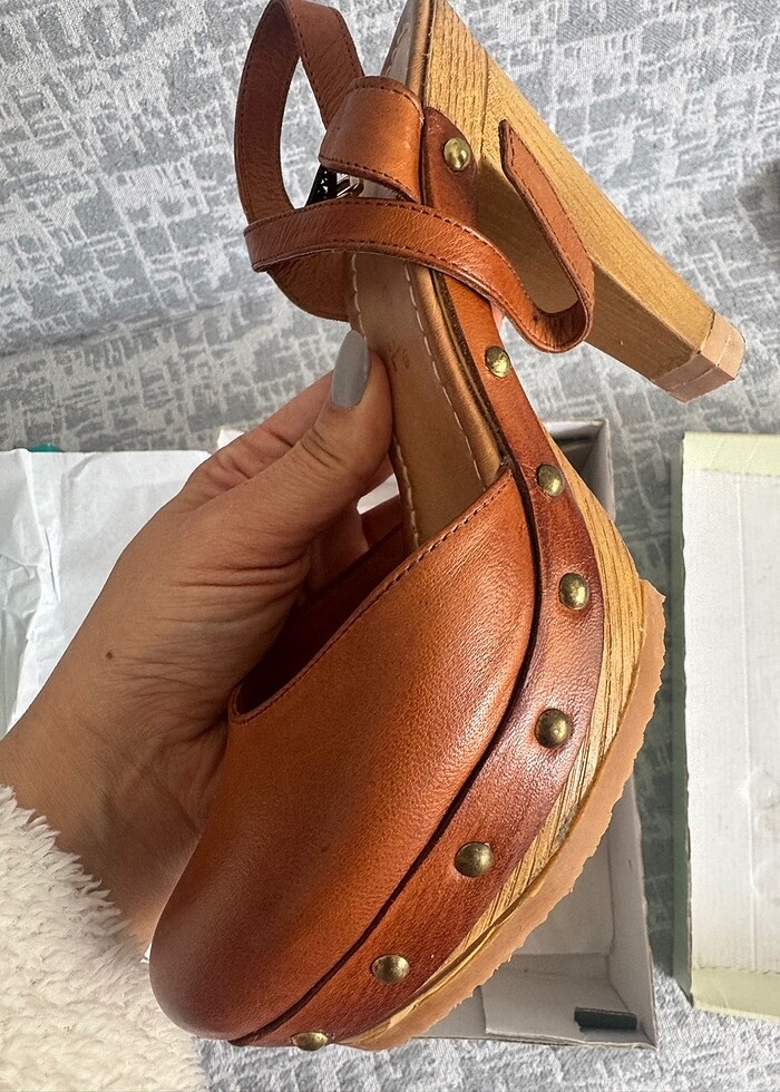 Platform topuk ayakkabı - Görsel 2