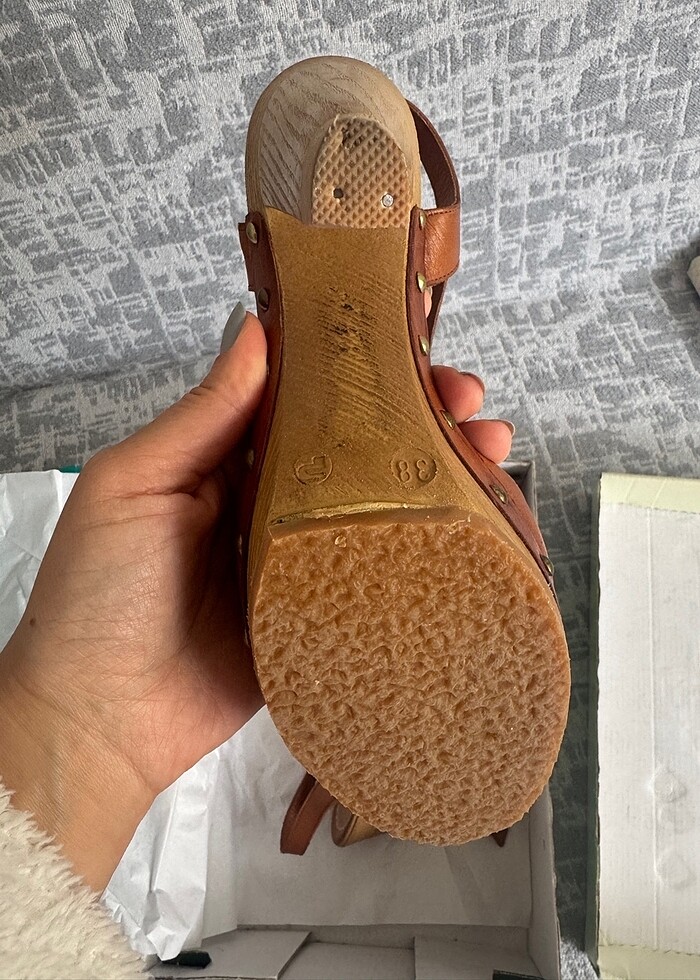 Platform topuk ayakkabı - Görsel 3