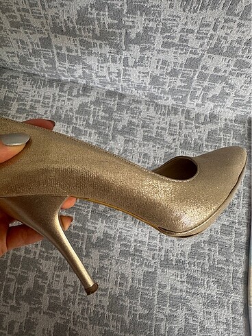38 Beden Stiletto şık gece ayakkabısı