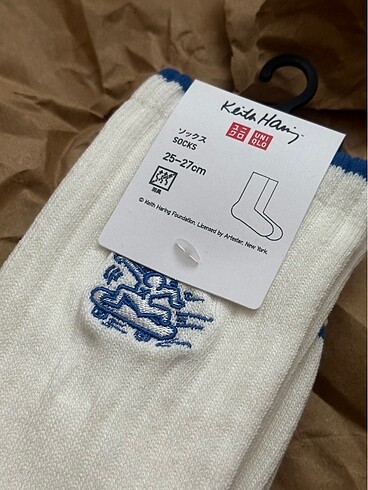 UNIQLO keith haring çorap