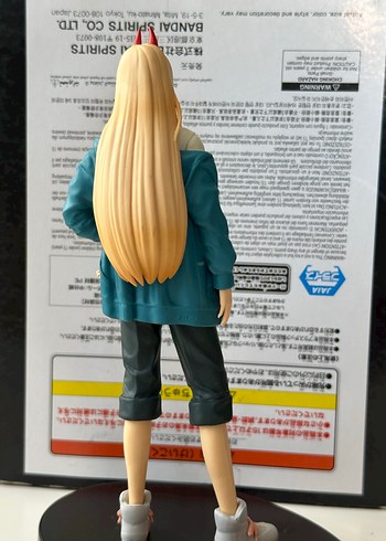 Beden Renk Chainsaw man anime Power Bandai figür