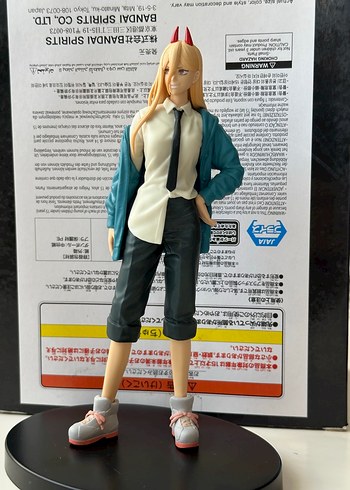 Chainsaw man anime Power Bandai figür