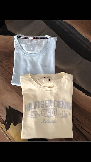 36 Beden 2 adet tommy tshirt