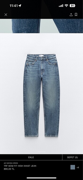 Zara Zara mom jean
