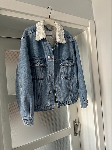 Berksha s beden denim içi kürklü ceket
