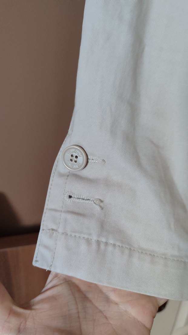 Bej Midi Kadın Trençkot Düğmeli - Görsel 4