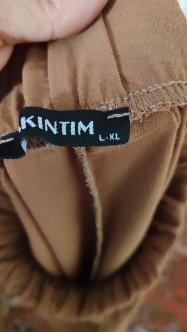 Kadın  Salaş Midi Pantolon - Görsel 2