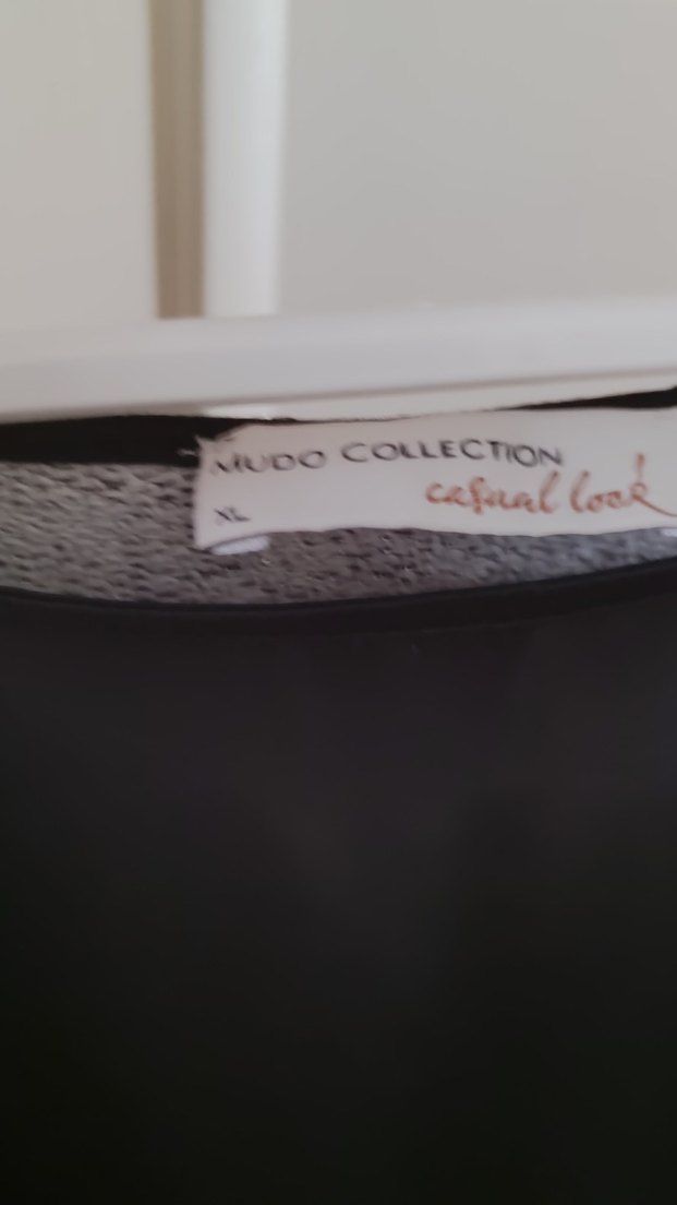 Siyah, Kısa Kollu, Salaş Kesim Kadın Bluz - Görsel 3