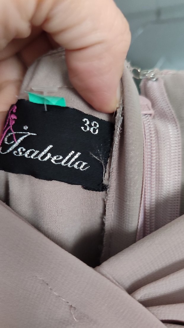 Askılı Drapeli Uzun  Abiye Elbise - Görsel 4