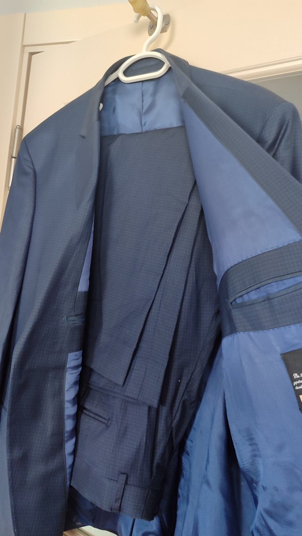 Klasik Kesim Lacivert Erkek Takım Elbise - Görsel 2