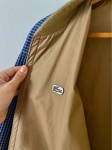 s Beden camel Renk Lacoste Çift Taraflı Ceket
