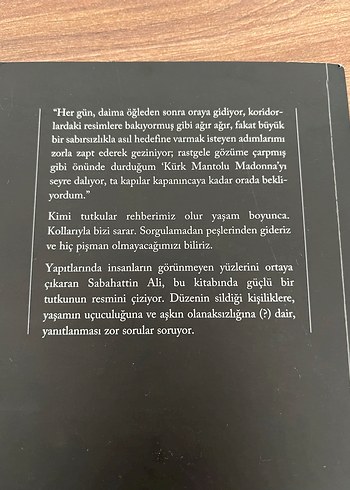 Kürk Mantolu Madonna - Sabahattin Ali - Görsel 2