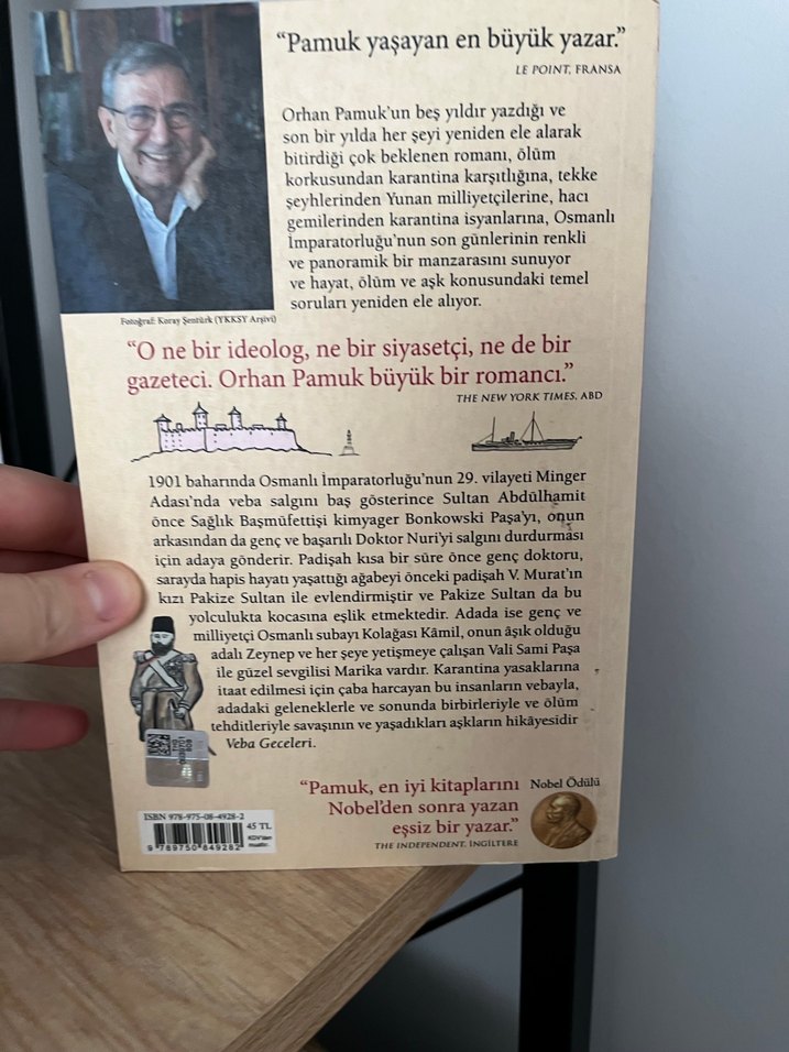 Orhan Pamuk - Veba Geceleri Romanı - Görsel 2