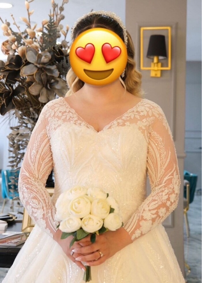 Özel dikim büyük beden Gelinlik - Görsel 2