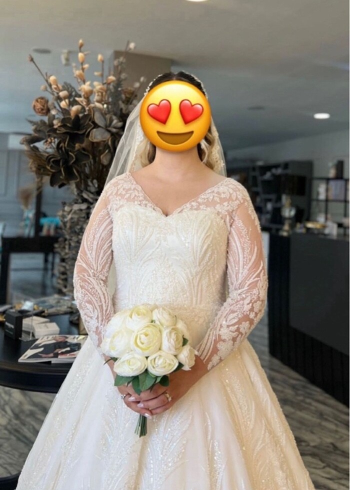 Özel dikim büyük beden Gelinlik - Görsel 3