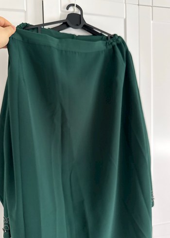 Yeşil Nakışlı Tesettür Takım - Görsel 5