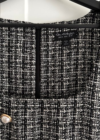 Düğmeli, Kolsuz Midi Kadın Elbise - Görsel 3