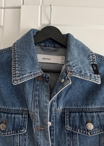 Düğmeli Kot ve Ekose Kadın Gömlek - Görsel 2