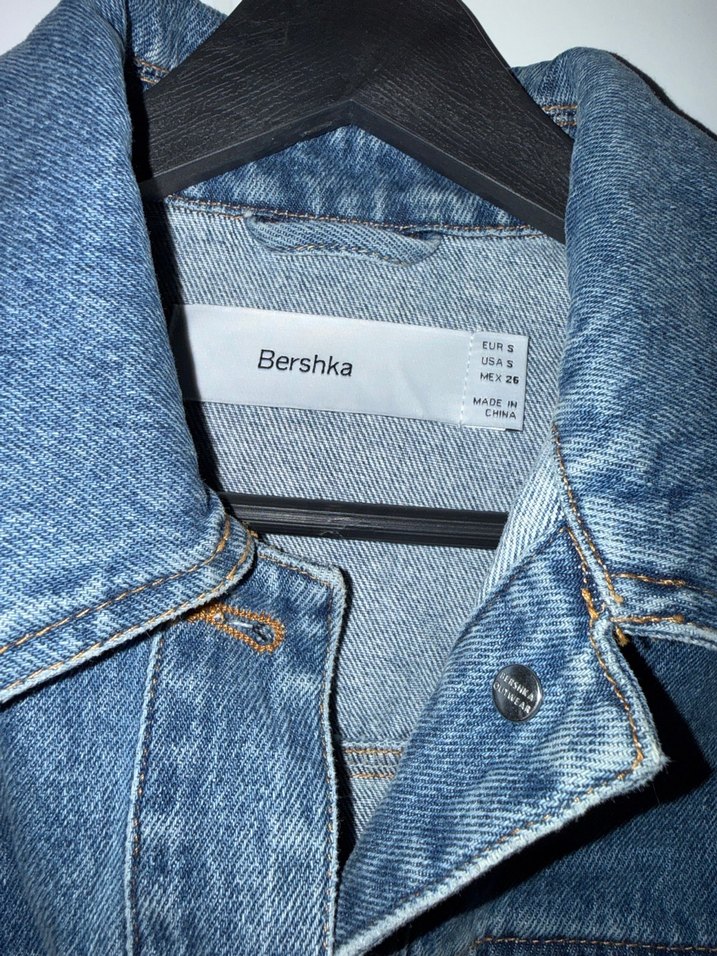 Düğmeli Kot ve Ekose Kadın Gömlek - Görsel 5