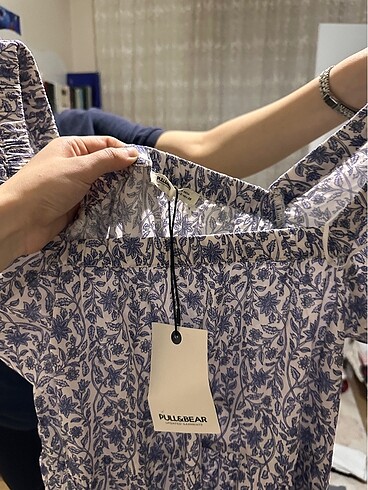 s Beden beyaz Renk pull&bear elbise