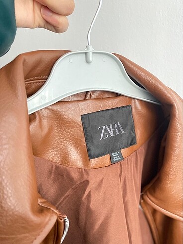 zara deri ceket - Görsel 2
