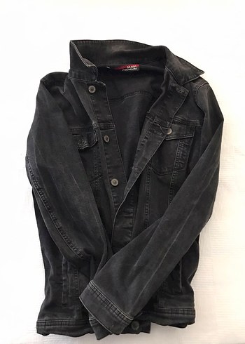 Mavi Jeans Mavi Premium Klasik Siyah Denim Ceket