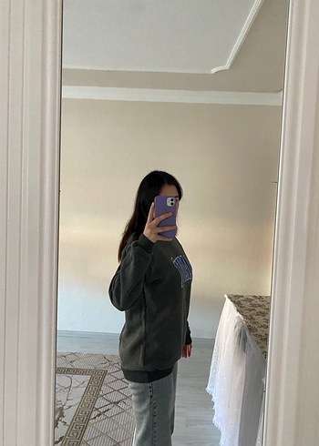Mavi Jeans Gri Oversize Kadın Sweatshirt