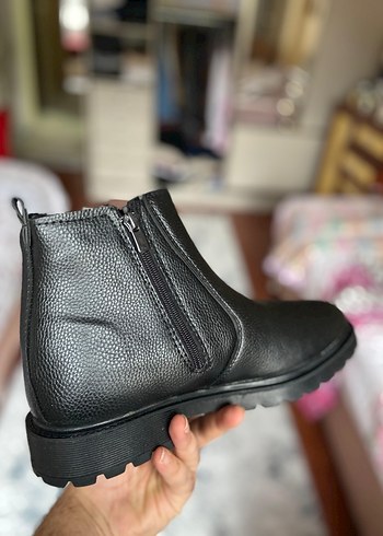 Erkek Siyah Fermuarlı  Bot - Görsel 2