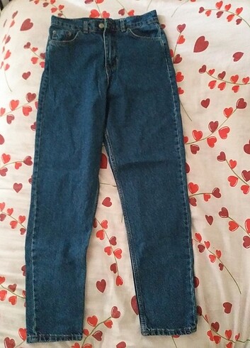 34 Beden mavi Renk kot pantolon