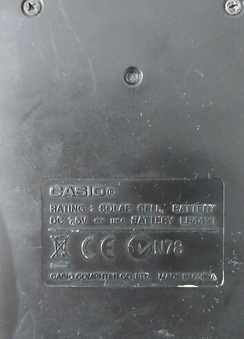 Beden CASIO Hesap Makinesi