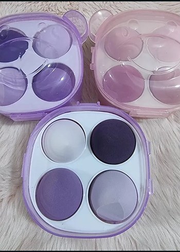 Pastel Mor Makyaj Sünger Seti 4'lü