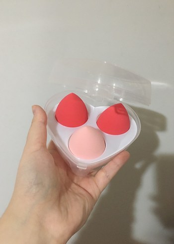 Pastel Pembe Makyaj Süngeri Seti - Görsel 3