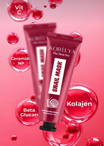 Korelya Salyangoz Maskesi 50ml - Görsel 5