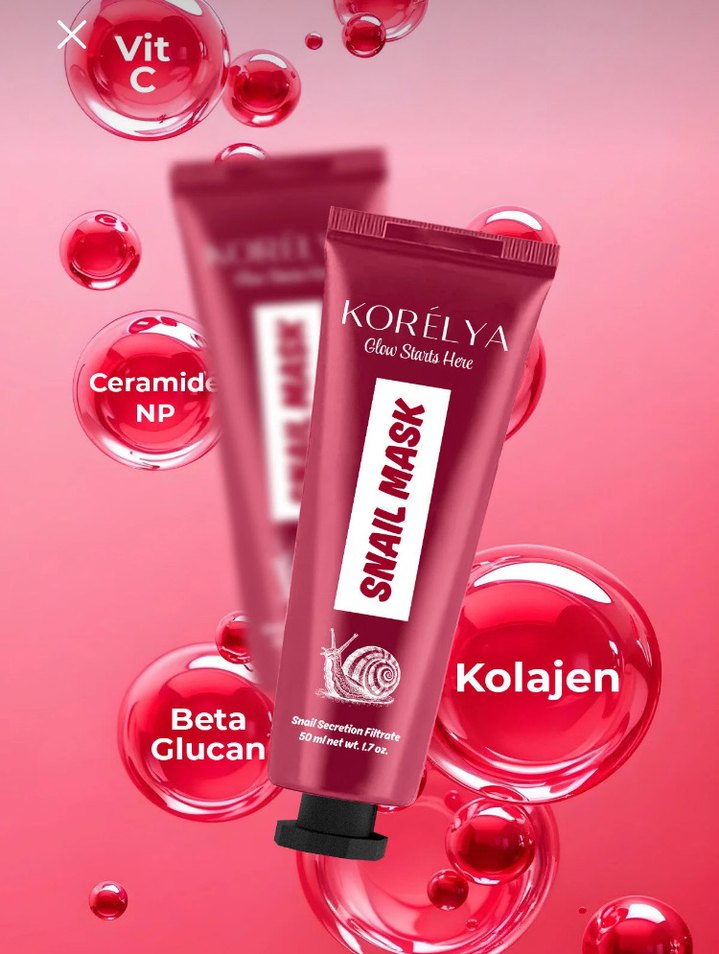 Korelya Salyangoz Maskesi 50ml - Görsel 5