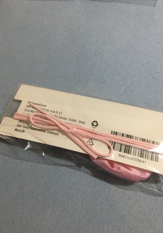 Pastel Pembe Çiçekli choker kolye - Görsel 3