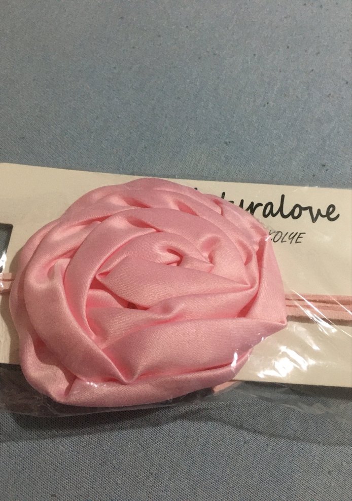 Pastel Pembe Çiçekli choker kolye - Görsel 2