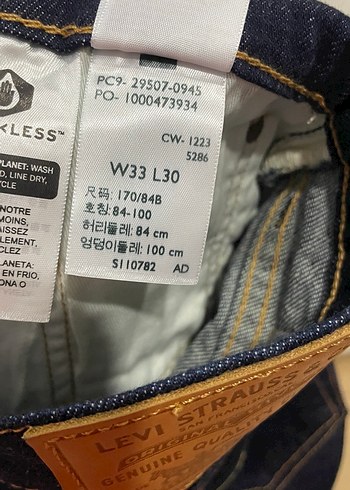 Levis 502 kot pantolon - Görsel 6