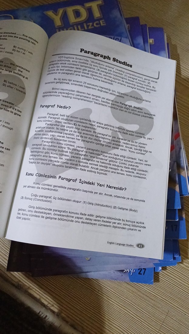 YDT İngilizce Hazırlık Dergisi Sayı - Görsel 3