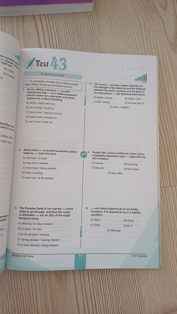 modadil soru canavarı
İlk 5 test çözülmüştür - Görsel 2