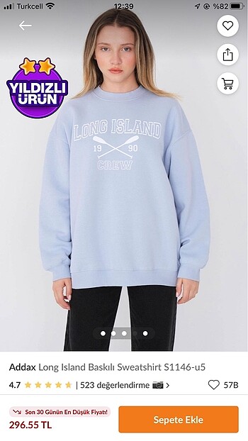 Addax oversize sweatshirt