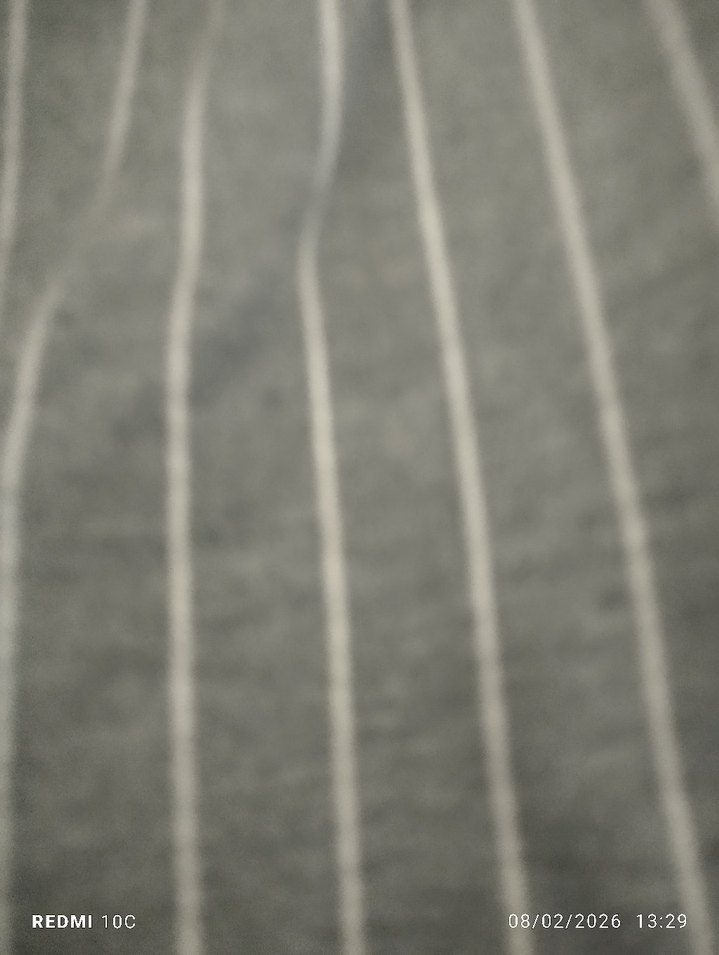 Gri Çizgili kadınKumaş eşofman - Görsel 3