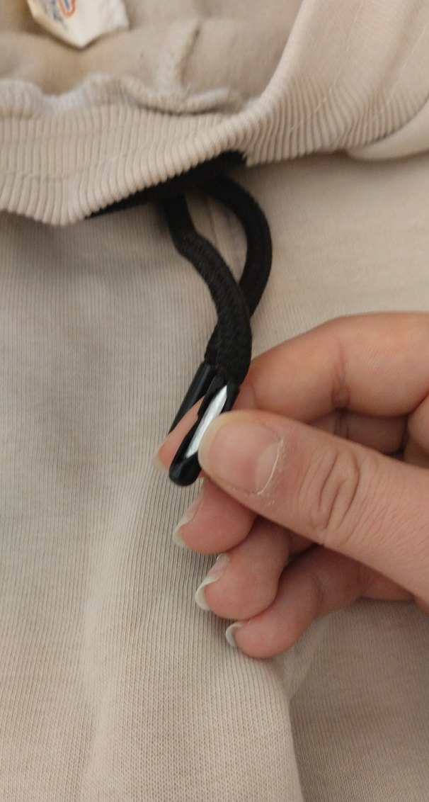 Bej kız veya erkek çocuk Çocuk Rahat Kesim Eşofman Altı - Görsel 4