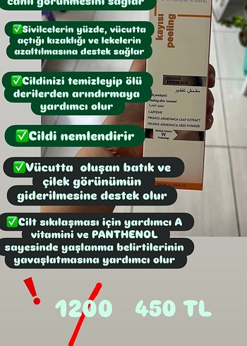 Wunder Care Kayısı Peeling El Kremi - Görsel 2