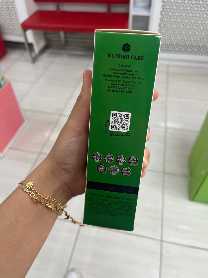 Wunder Care Aloe Vera Jel Nemlendirici - Görsel 5