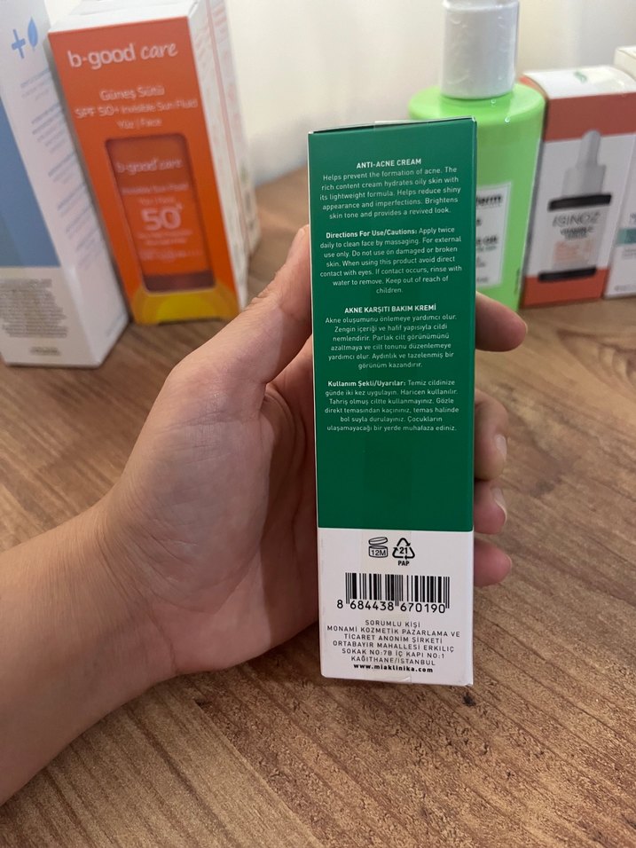 Mia Klinika Anti-Akne Kremi - Görsel 2